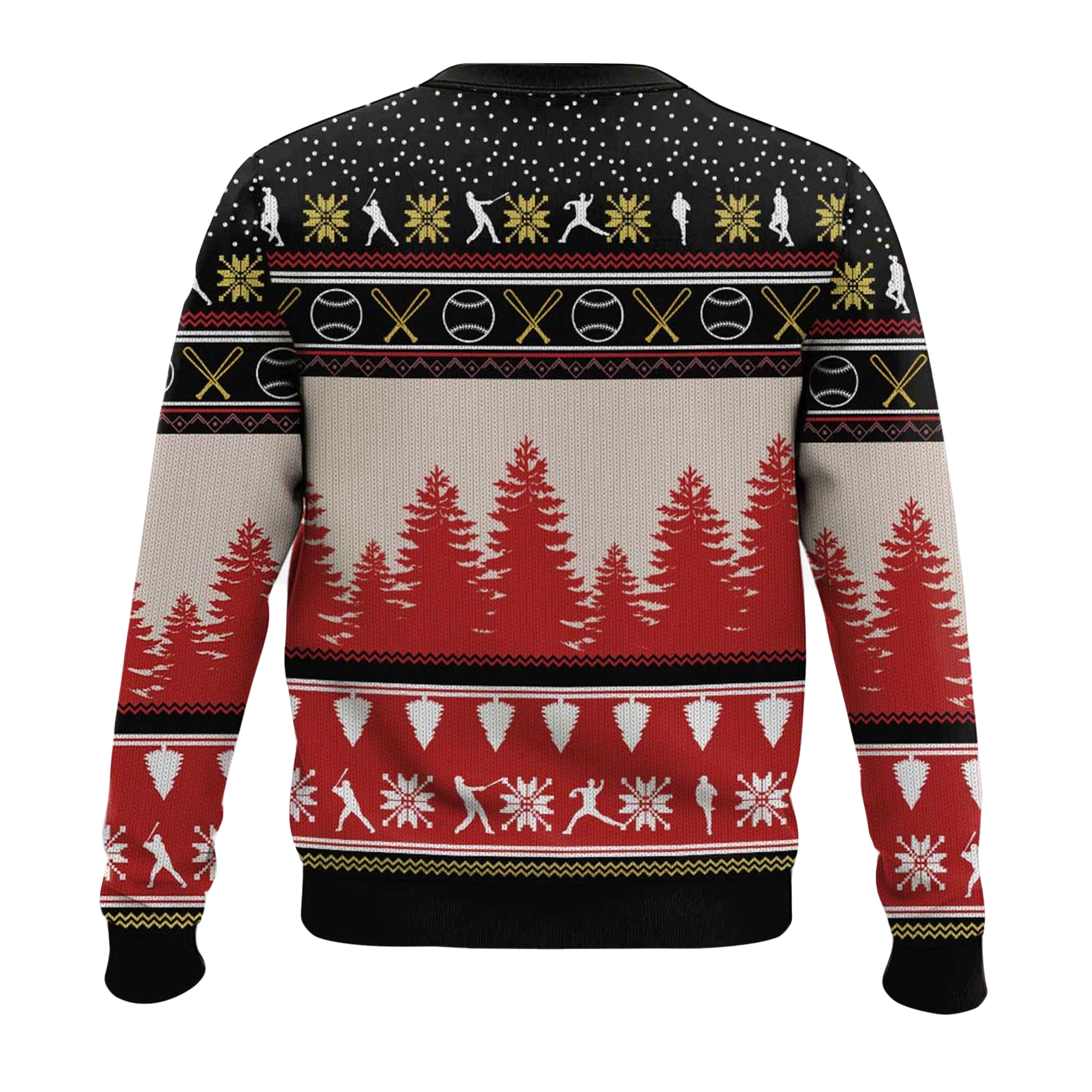 All I Want For Christmas Is More Time For Baseball Ugly Christmas Sweater 2025 – Moonbestprint