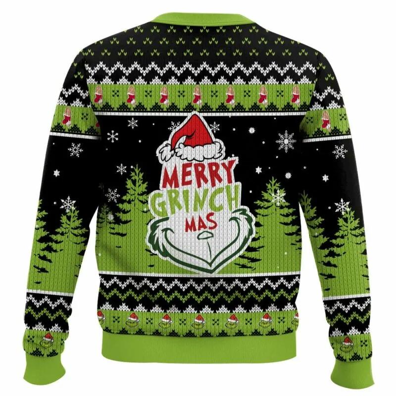 All I want is Silence! Grinch Ugly Sweater, Grinch Holiday Sweater Moonbestprint
