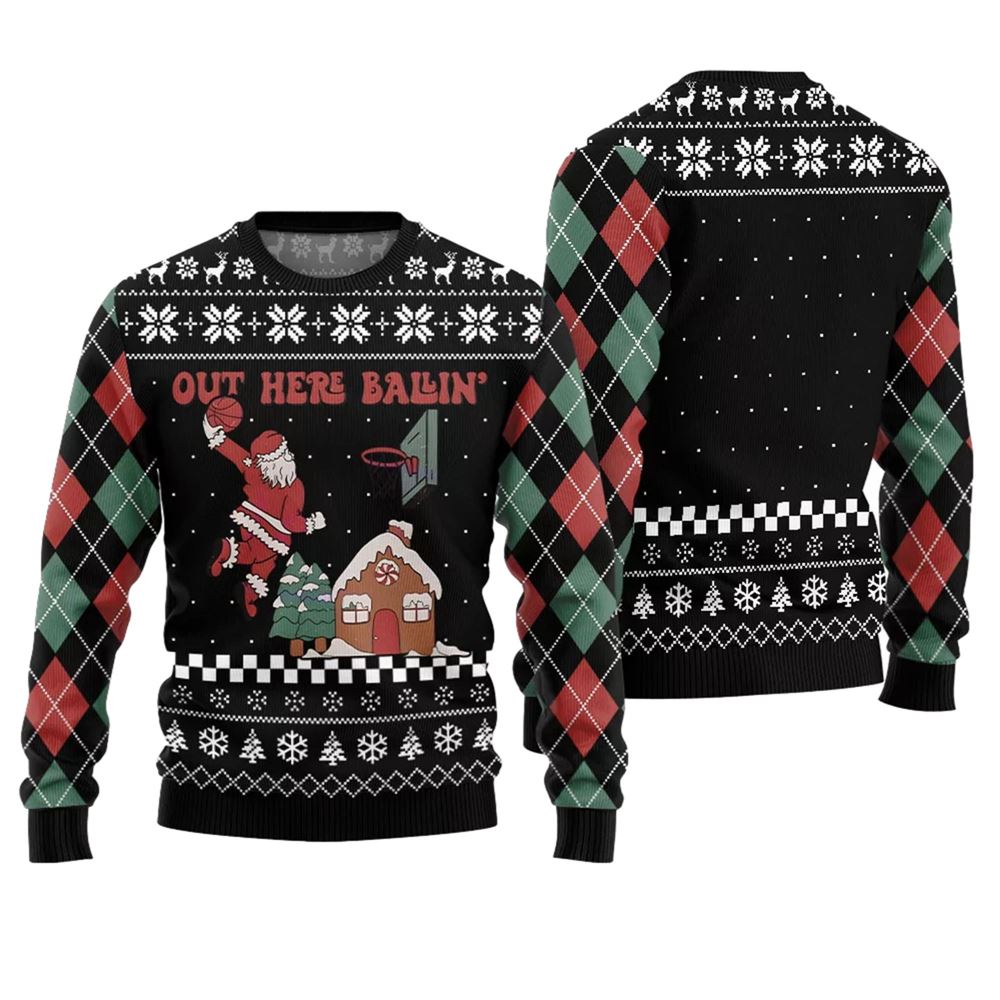 All Of The Otter Reindeer Ugly Xmas Sweater - Moonbestprint