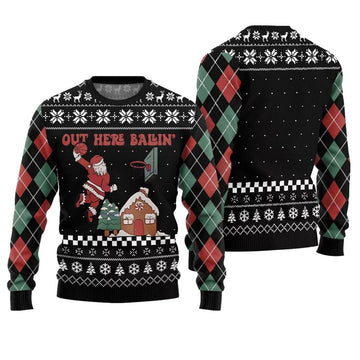 All Of The Otter Reindeer Ugly Xmas Sweater - Moonbestprint