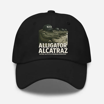 Alligator Alcatraz National Institute Of Crocodilian Enforcement Hat Moonbestprint