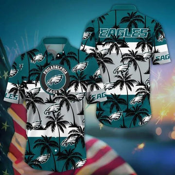 Aloha Shirt Philadelphia Eagles Aloha Shirt Trending Summer. Gift For Fan Hawaiian Shirt for Men & Women, NFL Hawaiian Shirt Moonbestprint