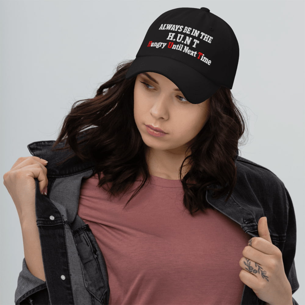 Always Be On The Hunt Hungry Until Next Time Hat Moonbestprint