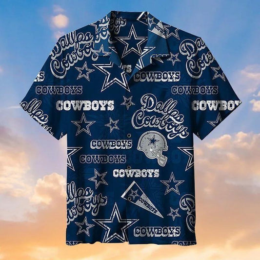 Amazing Dallas Cowboys Nfl Hawaiian Graphic Print Short Sleeve Hawaiian Shirt, NFL Hawaiian Shirt Moonbestprint
