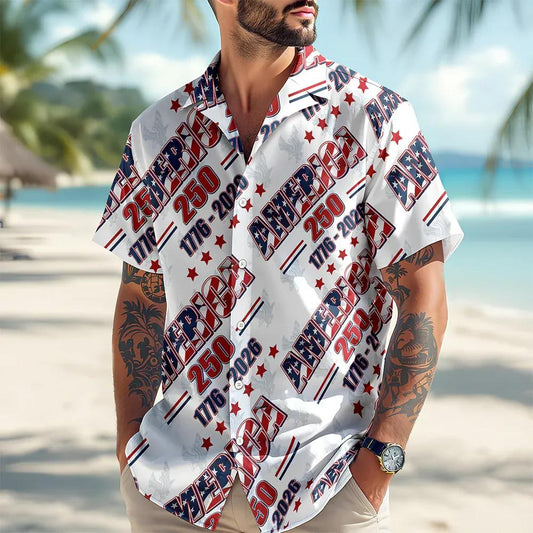 America 250 Years Hawaii Shirt, 250th Anniversary Gift Moonbestprint