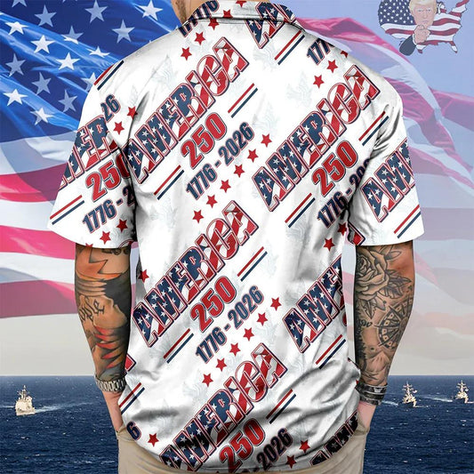 America 250 Years Hawaii Shirt, 250th Anniversary Gift Moonbestprint