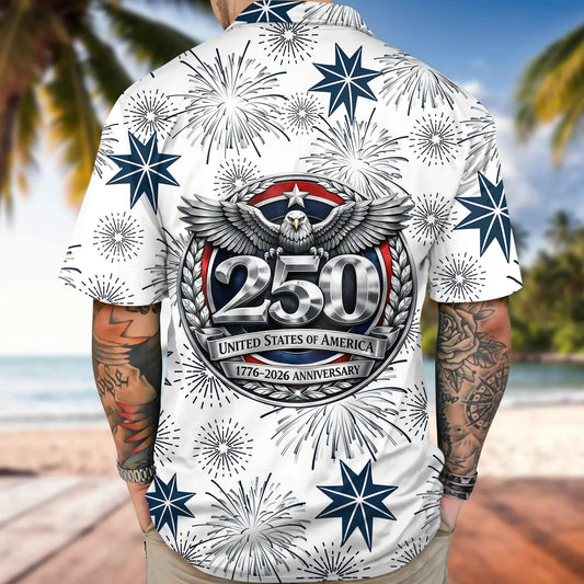 America 250 Years Hawaii Shirt 2, 250th Anniversary Gift Moonbestprint