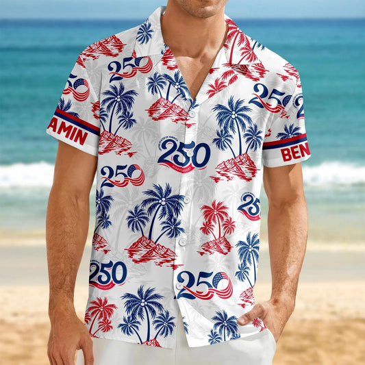 America Faith, Family & Freedom Hawaii Shirt 2, 250th Anniversary Gift Moonbestprint