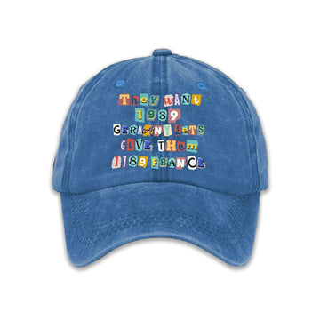 America They Want 1939 Germany Let's Give Them 1789 France Print Baseball Cap Moonbestprint