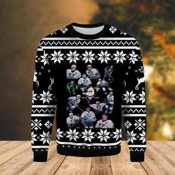 Anaheim Ducks Funny Team Ugly Christmas Sweater, NHL Christmas Sweater Moonbestprint