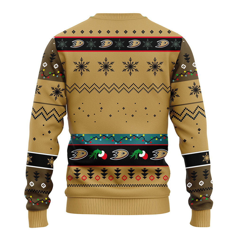 Anaheim Ducks Grinch Ugly Christmas Sweater, Grinch Xmas Sweater Moonbestprint