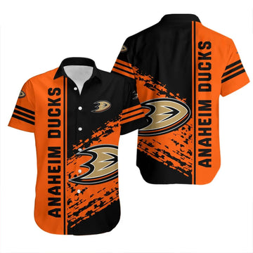 Anaheim Ducks Hawaiian Shirt Quarter Style - NHL, NHL Hawaiian Shirt Moonbestprint