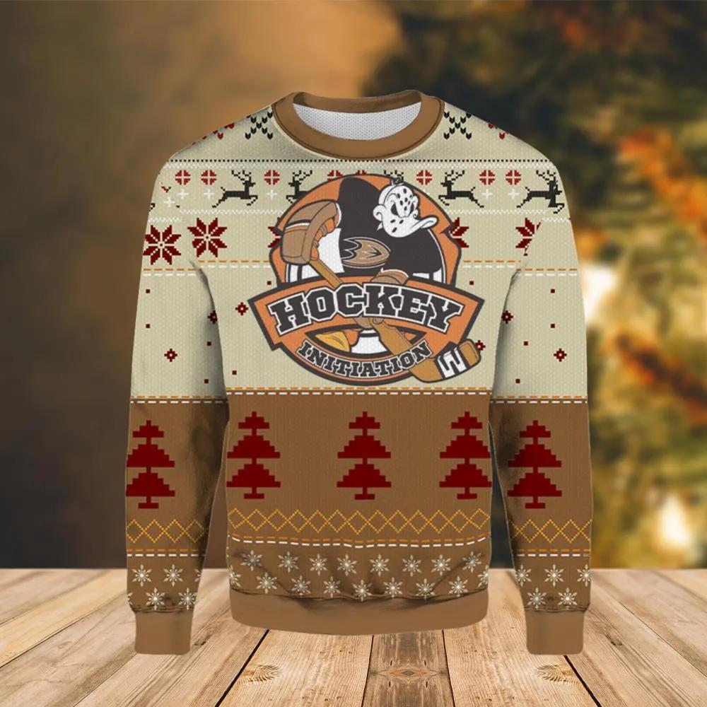 Anaheim Ducks Hockey Ugly Christmas Sweater, NHL Christmas Sweater Moonbestprint