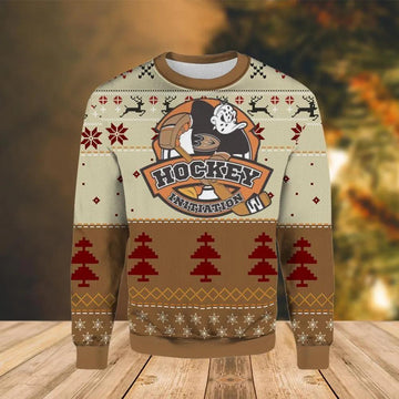 Anaheim Ducks Hockey Ugly Christmas Sweater, NHL Christmas Sweater Moonbestprint
