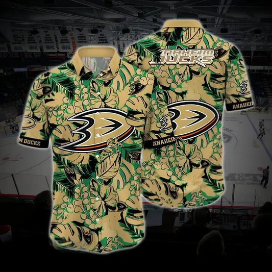 Anaheim Hockey Hawaiian Shirt, Ducks Hawaiian Shirt, Ice Hockey Hawaiian Shirt 3, NHL Hawaiian Shirt Moonbestprint