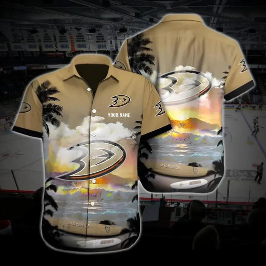 Anaheim Hockey Hawaiian Shirt, Ducks Hawaiian Shirt, Ice Hockey Hawaiian Shirt 5, NHL Hawaiian Shirt Moonbestprint