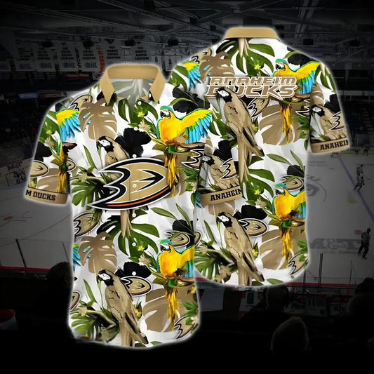 Anaheim Hockey Hawaiian Shirt, Ducks Hawaiian Shirt, Ice Hockey Hawaiian Shirt 6, NHL Hawaiian Shirt Moonbestprint
