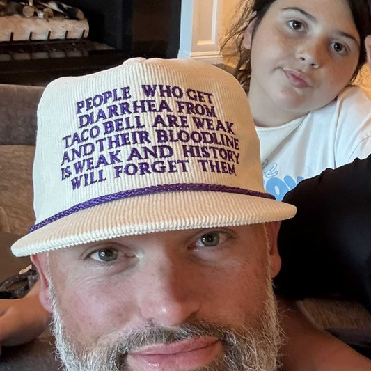 Andrew Whitworth People Who Get Diarrhea From Taco Bell Are Weak Hat -Moonbestprint