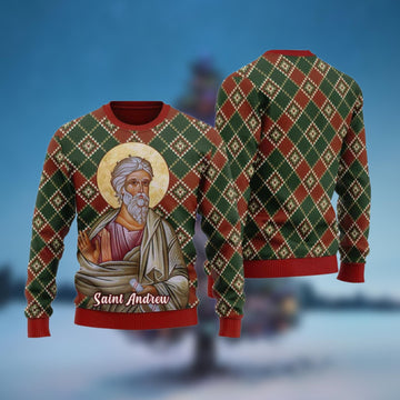 Andrew the Apostle Ugly Christmas Sweater - Moonbestprint