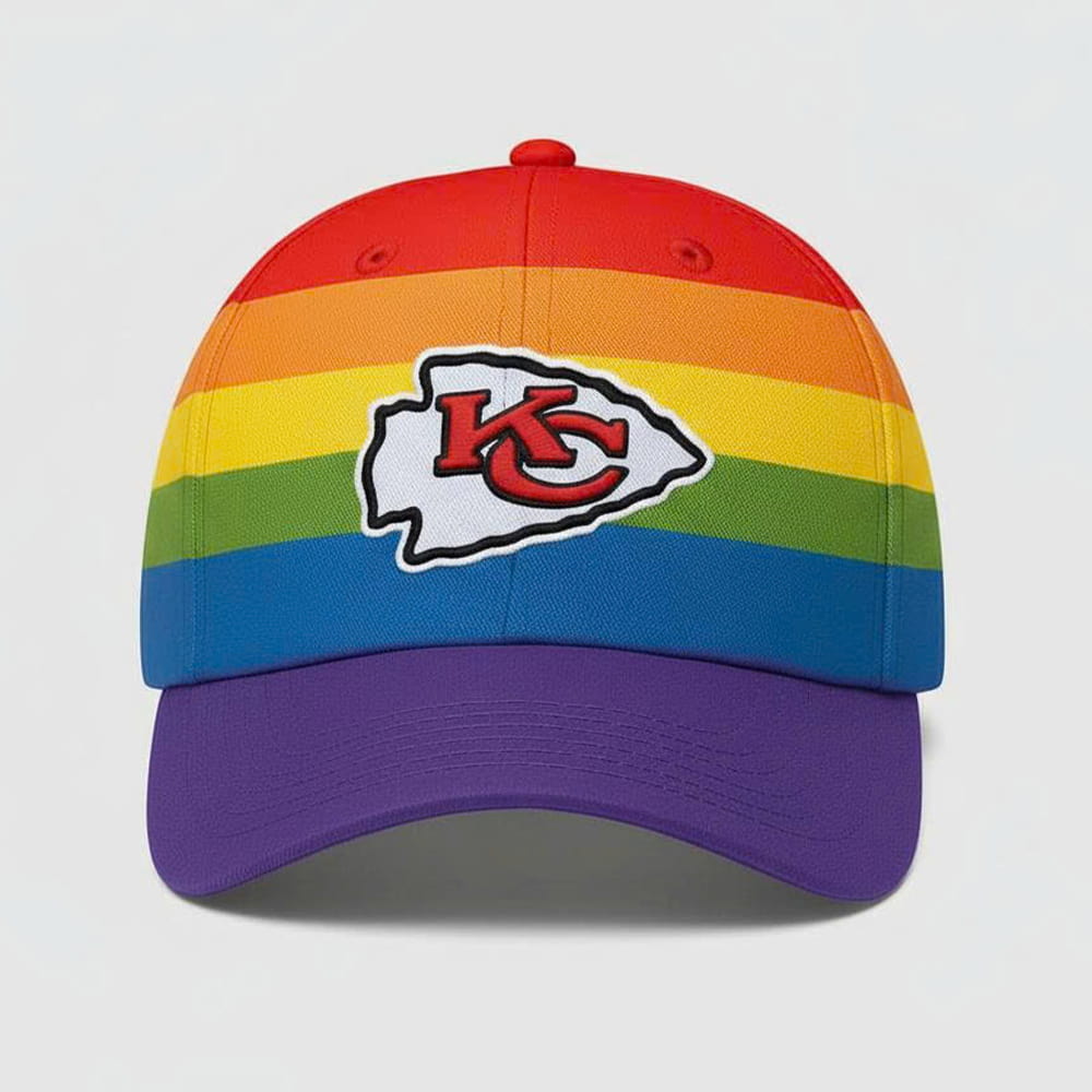 Andy Reid Chiefs Rainbow Hat Moonbestprint