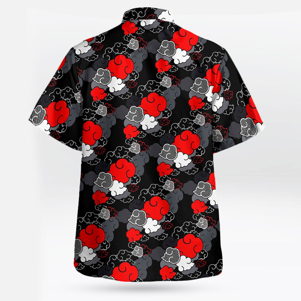 Anime Akatsuki Pattern Dark Ninja Vibes Hawaiian Shirt – Moonbestprint