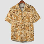 Anime Eevee Autumn Floral Kawaii Hawaiian Shirt – Moonbestprint