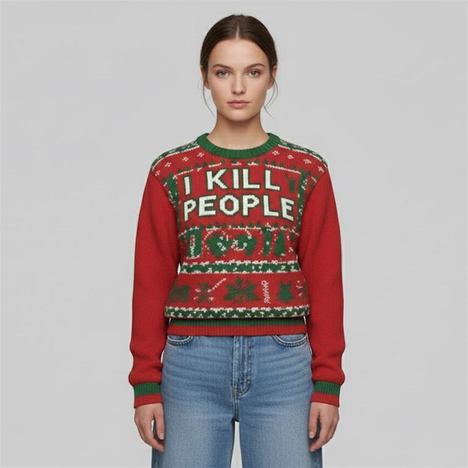Anthony Fauci I Kill People Christmas Ugly Sweater - Moonbestprint