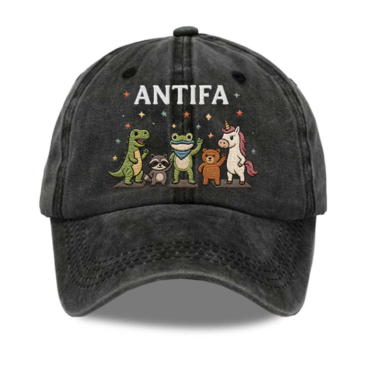 Antifa Frog Resist Baseball Cap -Moonbestprint