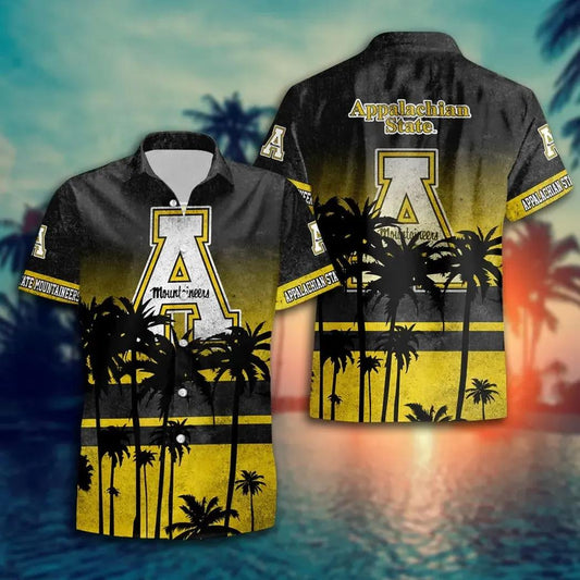 Appalachian State Mountaineers Style Hot Trending Summer Aloha Hawaiian Shirt, NCAA Hawaiian Shirt Moonbestprint