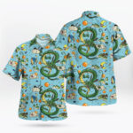 Aqua Blue Shenron Dragon Ball Z Hawaiian Shirt – Moonbestprint