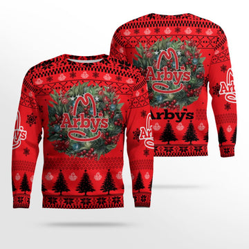 Arbys Logo Company Ugly Christmas Sweater – Moonbestprint