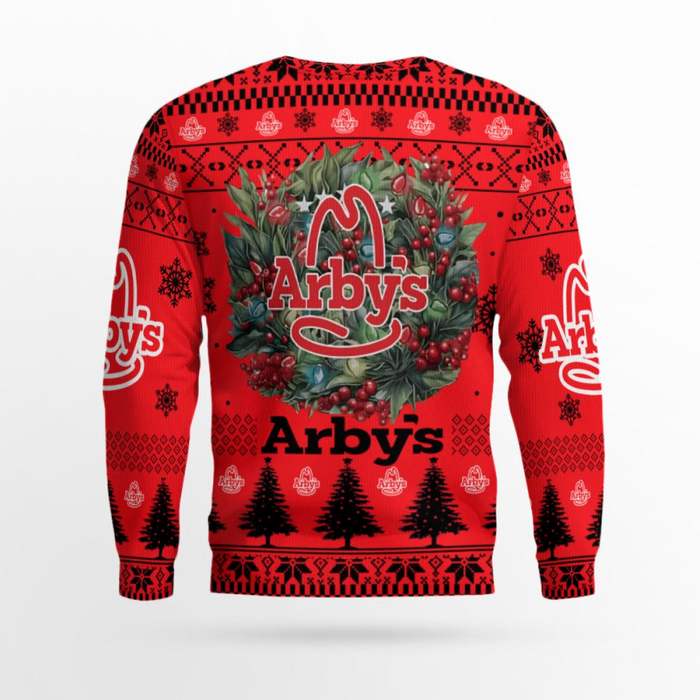 Arbys Logo Company Ugly Christmas Sweater – Moonbestprint