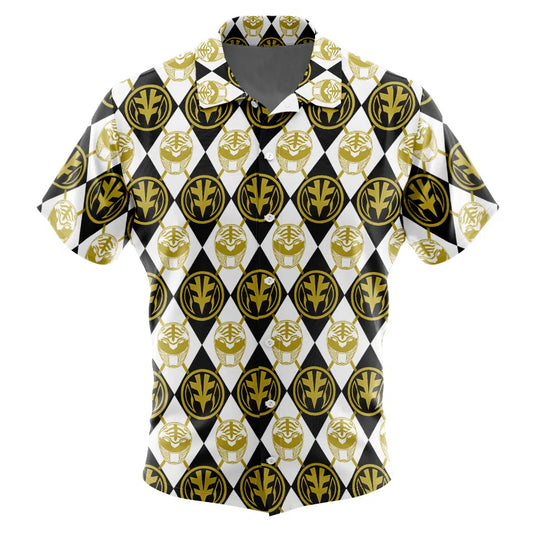 Argyle White Ranger Power Rangers Hawaiian Shirt - Moonbestprint