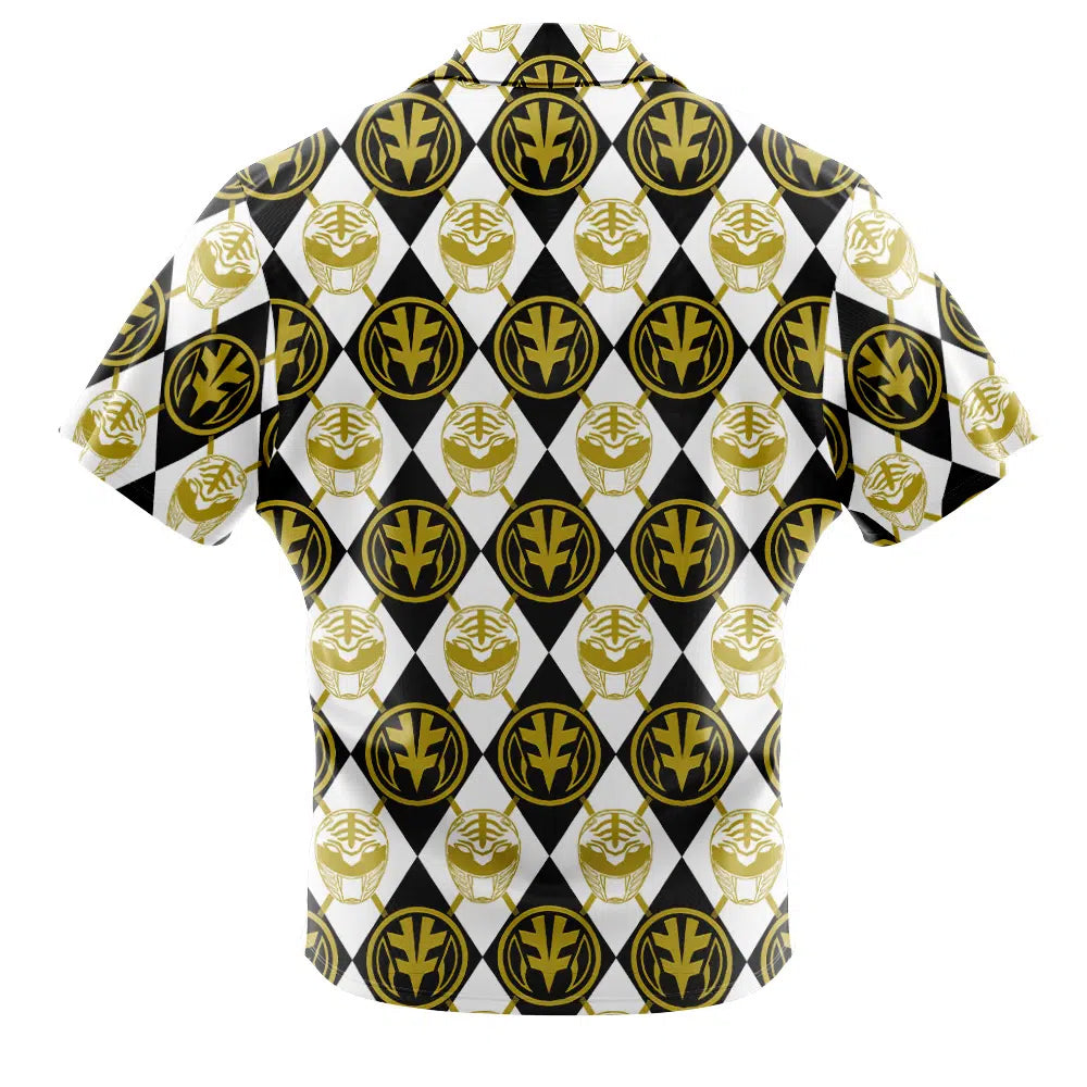 Argyle White Ranger Power Rangers Hawaiian Shirt – Moonbestprint