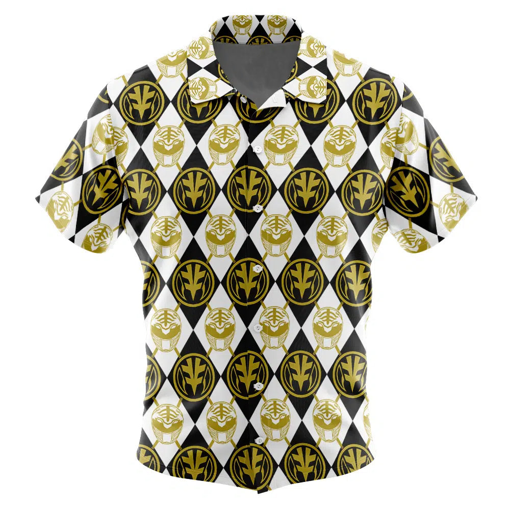Argyle White Ranger Power Rangers Hawaiian Shirt – Moonbestprint