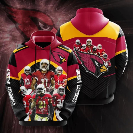 Arizona Cardinals All Time Greatest 3D Hoodie, NFL Hoodie Moonbestprint