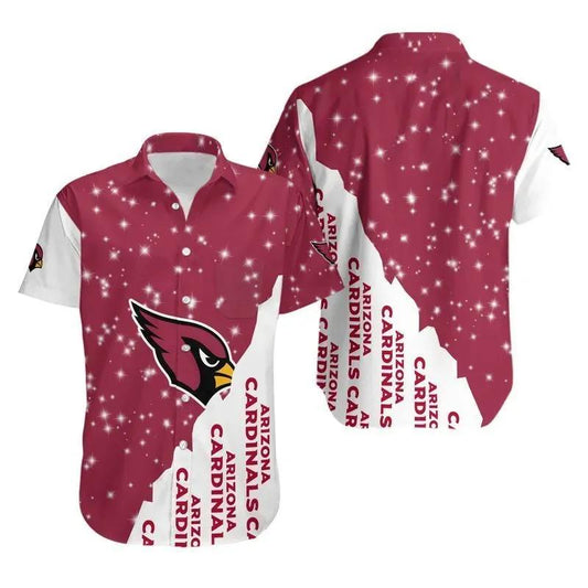Arizona Cardinals Bling Bling Hawaiian Shirt, NFL Hawaiian Shirt Moonbestprint