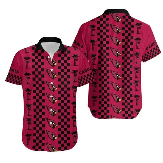 Arizona Cardinals Coconut Trees Hawaiian Shirt, NFL Hawaiian Shirt Moonbestprint