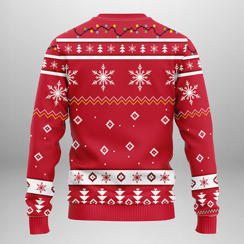 Arizona Cardinals Funny Grinch Ugly Christmas Sweater, Grinch Xmas Sweater, NFL Ugly Sweater Moonbestprint