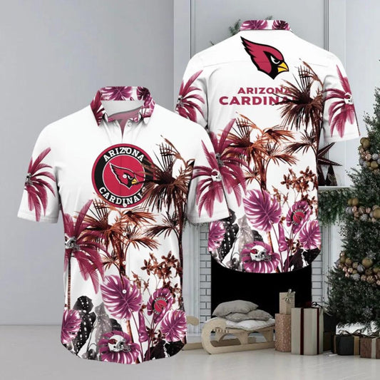 Arizona Cardinals NFL Palm Tree Hawaiian Shirt, NFL Hawaiian Shirt Moonbestprint