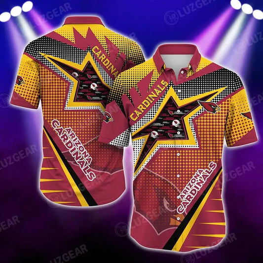 Arizona Cardinals Nfl Football Beach Shirt For This Summer Graphic Print Hawaiian Shirt, NFL Hawaiian Shirt Moonbestprint