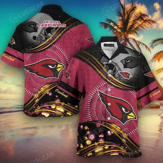 Arizona Cardinals Nfl Football Hawaiian Shirt This Summer Best Gift For Fans, NFL Hawaiian Shirt Moonbestprint