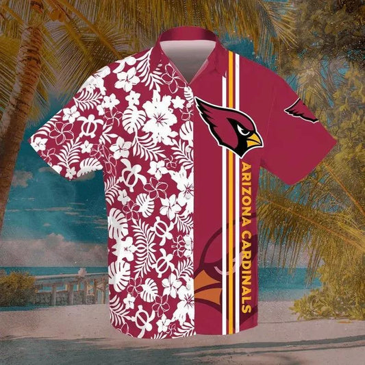 Arizona Cardinals Nfl Football Sport Cool Hawaiian Graphic Print Short Sleeve Hawaiian Shirt, NFL Hawaiian Shirt Moonbestprint