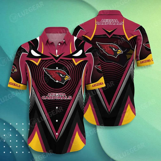 Arizona Cardinals Nfl-Hawaiian Shirt Short Style New Hot Trending Summer Best Gift For Men Women, NFL Hawaiian Shirt Moonbestprint