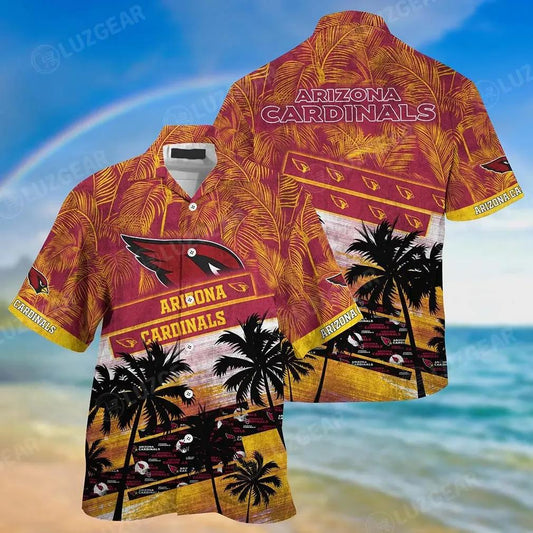 Arizona Cardinals Nfl Hawaiian Shirt Trending Summer For Sports Football Fans, NFL Hawaiian Shirt Moonbestprint