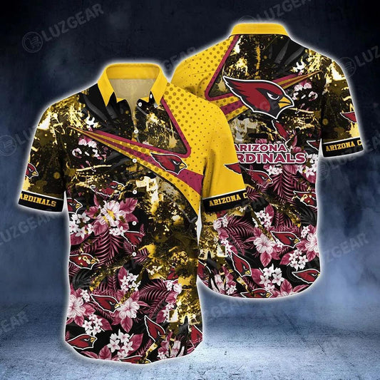 Arizona Cardinals Nfl Hawaiian Shirt Tropical Patterns New Hot Trend Summer For Sports Fans Nfl, NFL Hawaiian Shirt Moonbestprint