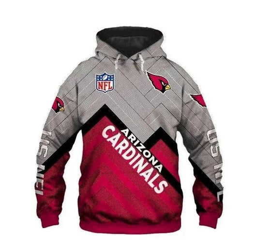 Arizona Cardinals Rugby Team 3D Hoodie, NFL Hoodie Moonbestprint