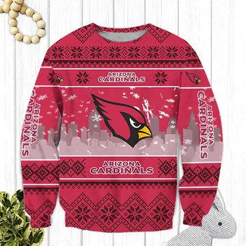Arizona Cardinals Ugly Christmas Sweater, NFL Christmas Sweater Moonbestprint
