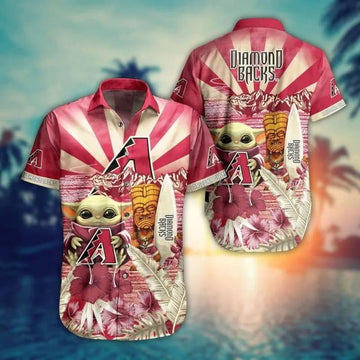 Arizona Diamondbacks MLB Baby Yoda Hawaiian Shirt, MLB Hawaiian Shirt Moonbestprint