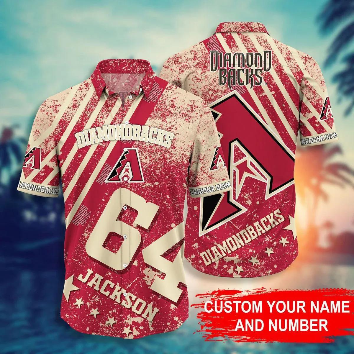 Arizona Diamondbacks MLB Personalized Hawaiian Shirt, MLB Hawaiian Shirt Moonbestprint